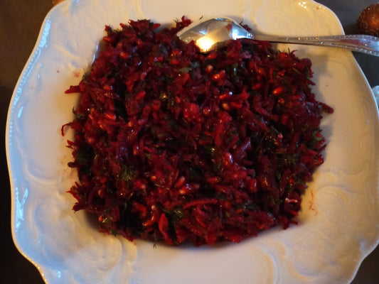 Arba Zeytinyağı ile pancar salatası